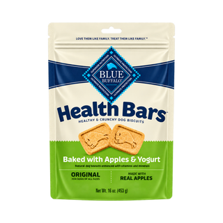 Blue Health Bar Baked Dog Treat