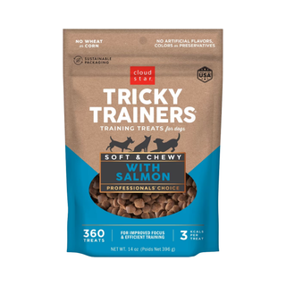 Cloud Star 14 oz Tricky Train Salmon Dog Treat