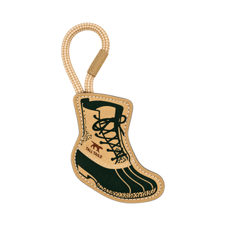Tall Tails Natural Leather & Wool Hiking Boot Dog Toy
