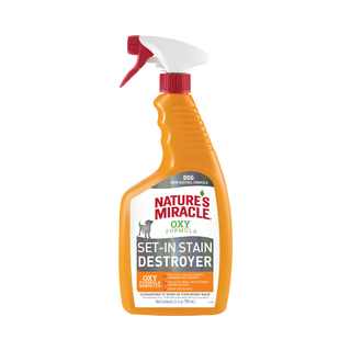 Natures Miracle Oxy Set In Stain Destroyer Spray For Dogs