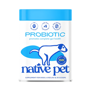 Native Pet Probiotic Organic Digestive Supplement for Dogs