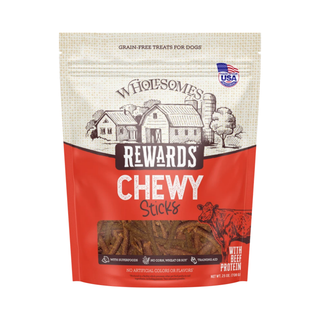 Wholesomes Rewards Chewy Beef Sticks Dog Treats