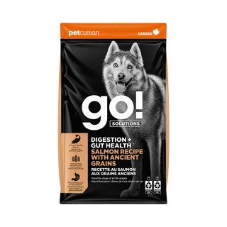 Petcurean Go! Digestive & Gut Health Salmon With Ancient Grains Dry Dog Food