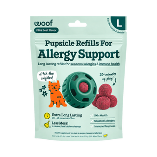 Woof Dog Treat Allergy Support Wellness Pops