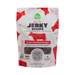 Open Farm Grain Free Jerky Strips Dog Treats