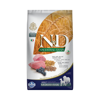 Farmina Ancestral Grain Med Maxi Adult Lamb & Blueberry Dry Dog Food