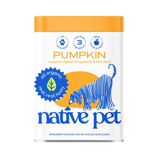 Native Pet Pumpkin Organic Digestive Supplement for Dogs & Cats