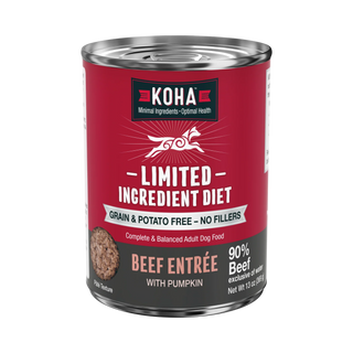 Koha Limited Ingredient Diet Beef Entree Wet Dog Food