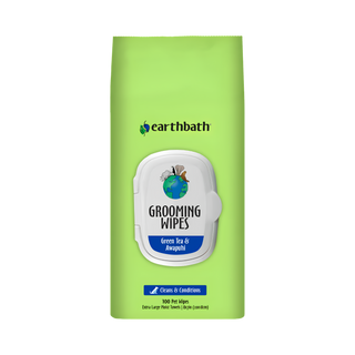 Earthbath Grooming Wipes Green Tea & Awapuhi