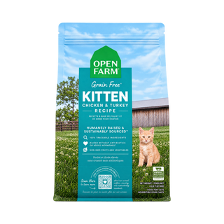 Open Farm Grain Free Kitten Chicken & Turkey Dry Cat Food