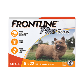 Frontline Plus Dogs & Puppies 5-22lbs.