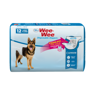 Four Paws Wee-Wee Disposable Dog Diapers