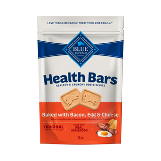 Blue Health Bar Baked Dog Treat
