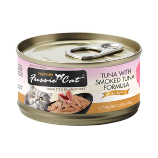 Fussie Cat Tuna with Smoked Tuna Wet Cat Food
