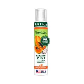 TropiClean Papaya & Coconut Waterless Shampoo