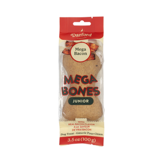 Darford 3.5 oz Mega Bone Junior Bacon