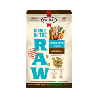 Primal Kibble In The Raw Fish & Pork Freeze Dried Dog Food