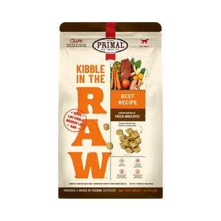 Primal Kibble In The Raw Beef Freeze Dried Dog Food