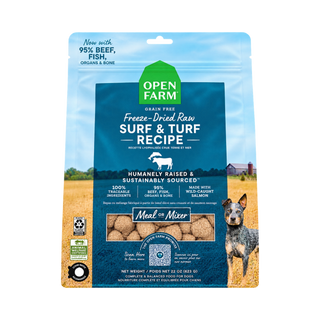 Open Farm Certified Surf & Turf Freeze Dried Dog Food