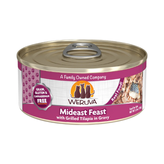 Weruva Classic Cat Mideast Feast Grilled Tilapia in Gravy Wet Cat Food
