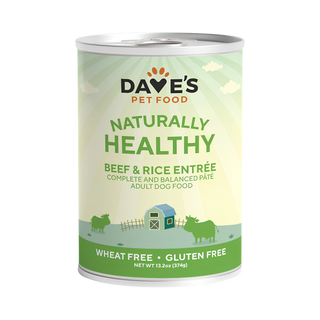 Dave's Naturally Healthy Beef & Rice Wet Dog Food