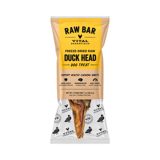 Vital Essentials Raw Duck Head Dog Treats