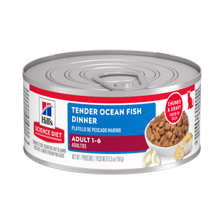 Hill's Science Diet Tender Ocean Fish Dinner Adult Wet Cat Food