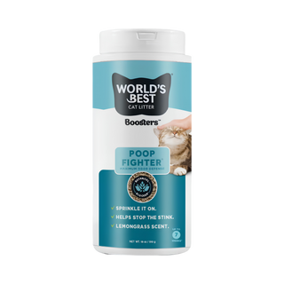 World's Best Booster Poop Fighter Cat Litter