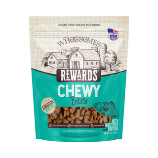 Wholesomes Rewards Chewy Whitefish Bites Dog Treats