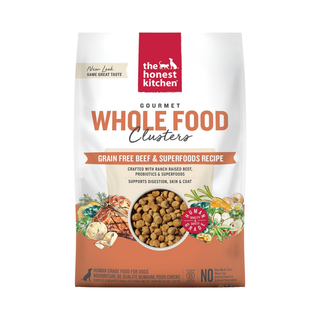 The Honest Kitchen Grain Free Whole Food Clusters Beef Air Dried Dog Food