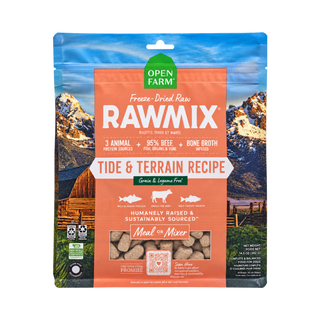 Open Farm Rawmix Tide & Terran Morsel Freeze Dried Dog Food