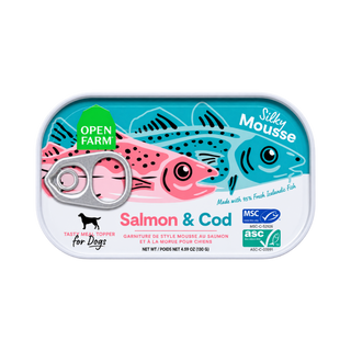 Open Farm Salmon & Cod Topper Mousse Wet Dog Food