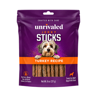 Unrivaled Turkey Jerky Sticks Dog Treats