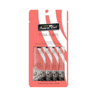 Fussie Cat Treat Puree Tuna Aspic 4 Pack