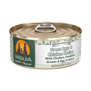 Weruva Green Eggs & Chicken Chicken, Pumpkin, Greens & Egg In Gravy Wet Dog Food