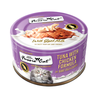 Fussie Cat Tuna With Chicken in Goat Milk Wet Cat Food