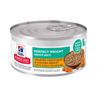 Hill's Science Diet Perfect Weight Roasted Vegetable & Chicken Medley Adult Wet Cat Food