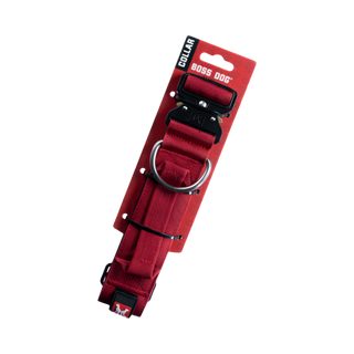 Boss Nation Red Dog Collar