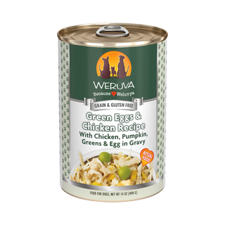 Weruva Green Eggs & Chicken Chicken, Pumpkin, Greens & Egg In Gravy Wet Dog Food