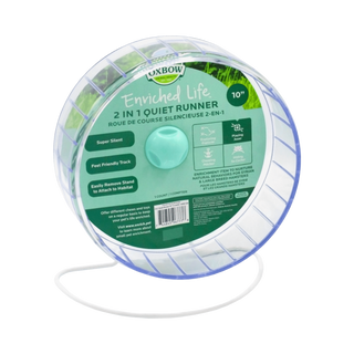 Oxbow 2-in-1 Quiet Runner Small Animal Toy - 10"