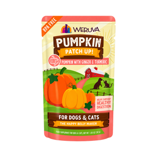 Weruva Pumpkin Patch Up Pumpkin, Ginger & Turmeric Happy Belly Maker For Dogs & Cats