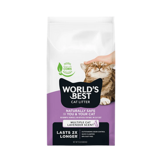 World's Best Cat Litter- Lavender Scented Multiple Cat Clumping
