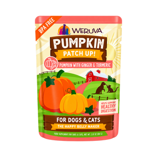 Weruva Pumpkin Patch Up Pumpkin, Ginger & Turmeric Happy Belly Maker For Dogs & Cats