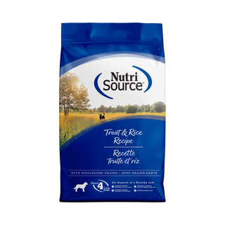 NutriSource Trout & Brown Rice Dry Dog Food