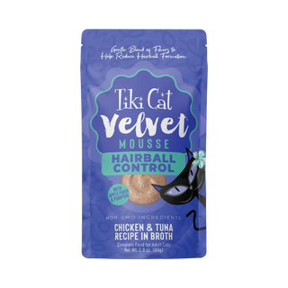 Tiki Cat Luau Velvet Mousse Hairball Control Chicken & Tuna Wet Cat Food