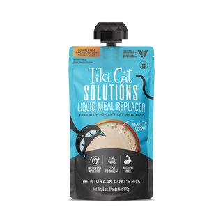Tiki Cat Solutions Tuna & Goat Milk Liquid Meal Replacer Wet Cat Food