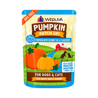 Weruva Pumpkin With Coconut Oil & Flaxseeds Happy Belly Maker For Dogs & Cats