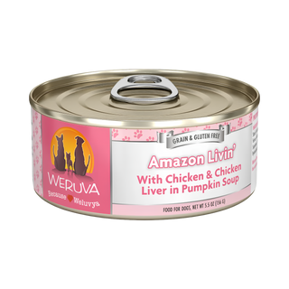 Weruva Amazon Chicken & Chicken Liver In Pumpkin Soup Wet Dog Food