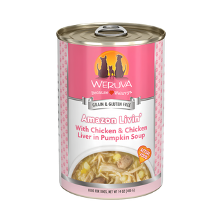 Weruva Amazon Chicken & Chicken Liver In Pumpkin Soup Wet Dog Food