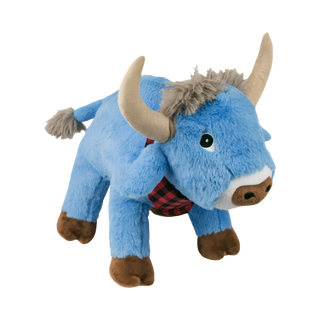 Tall Tails Crunch Blue Ox Squeaker Dog Toy